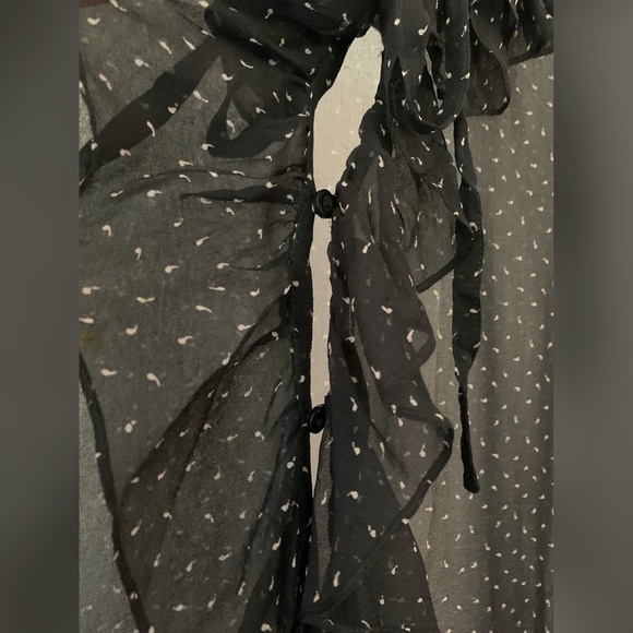 Ralph Lauren Black Long sleeves Mesh Blouse - Picture 5 of 10